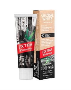 Паста Extra Whitening Active Oxygen Зубная Экстра Отбеливающая Активный Кислород 100г Global white