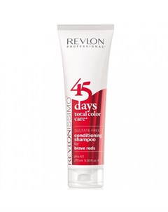 Шампунь Кондиционер 45 Days Shampoo для Ярких Красных Оттенков 275 мл Revlon