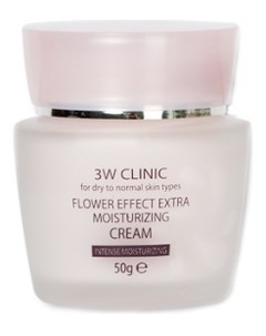 Крем Flower Effect Extra Moisture Cream для Лица Увлажнение 50г 3w clinic