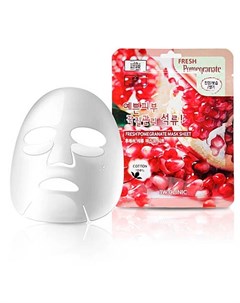 Маска Fresh Pomegranate Mask Sheet для Лица Тканевая с Гранатом 23 мл 3w clinic