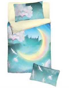 Комплект постельного белья Облачко New Moon с наволочкой 40х60см Нордтекс
