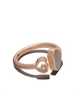Кольцо Happy Hearts из розового золота с бриллиантом Chopard