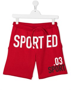 Спортивные шорты с принтом Dsquared2 kids