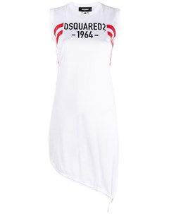 Платье из джерси с логотипом Dsquared2