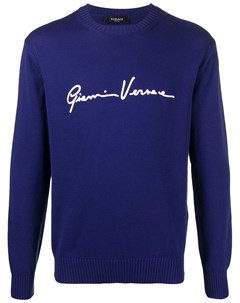 Джемпер с вышивкой GV Signature Versace