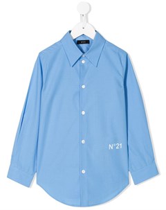 Рубашка с длинными рукавами и логотипом Nº21 kids