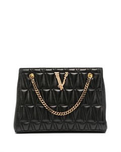 Маленькая стеганая сумка тоут Virtus Versace