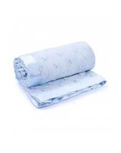 Одеяло велюровое с рельефными звездами 70х100 см голубой Mothercare