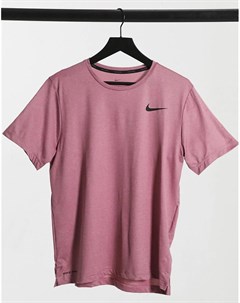 Розовая футболка hyper dry Nike training