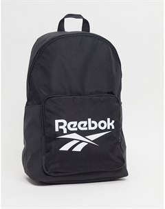 Черный рюкзак с крупным логотипом Classics Reebok