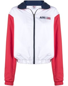 Куртка в стиле колор блок с вышитым логотипом Autry