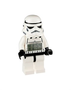 Часы Будильник Star Wars минифигура Storm Trooper Lego