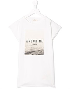 Платье футболка с принтом Andorine