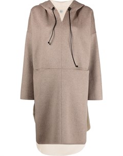 Пальто анорак с капюшоном Toteme