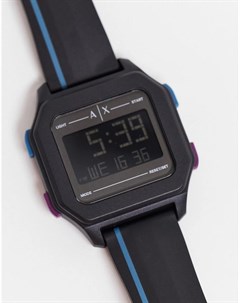 Черные цифровые часы унисекс AX2955 Armani exchange
