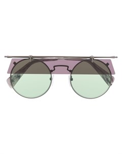Солнцезащитные очки в круглой оправе Yohji yamamoto