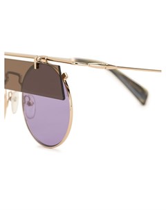 Солнцезащитные очки Eye Shade в круглой оправе Yohji yamamoto