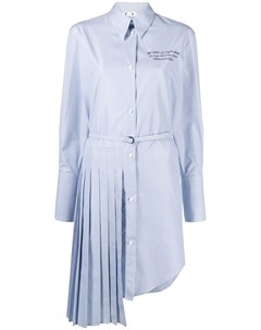 Платье рубашка с плиссировкой Off-white