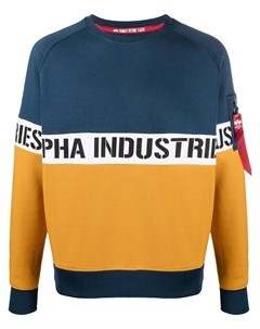 Двухцветная толстовка с логотипом Alpha industries