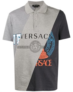 Рубашка поло со вставками Versace