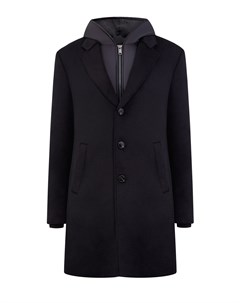 Комбинированное пальто из шерсти и нейлона Cudgi