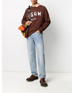 Футболка с логотипом Msgm