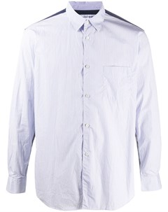 Полосатая рубашка с контрастными вставками Comme des garçons shirt
