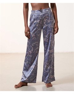 Атласные брюки с принтом пейсли DALINA Etam