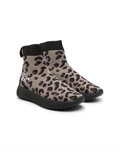Кроссовки носки с леопардовым принтом Douuod kids