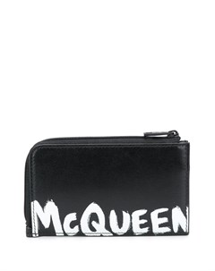 Картхолдер с логотипом Graffiti Alexander mcqueen