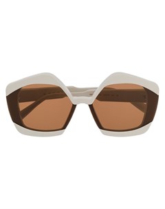 Солнцезащитные очки в массивной оправе Marni eyewear