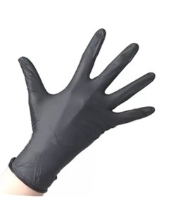 Перчатки нитриловые черные медицинские S 100 шт Safe&care