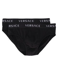 Комплект трусов брифов с логотипом Versace