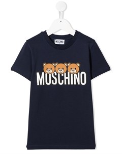 Футболка с логотипом Moschino kids