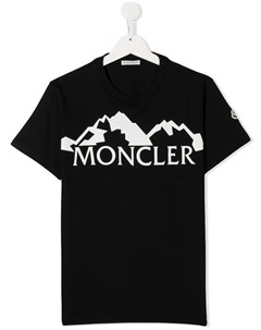 Футболка с логотипом Moncler kids