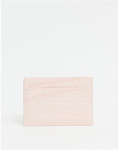 Розовый кошелек для пластиковых карт из искусственной кожи Cia Monki