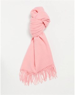 Розовый трикотажный шарф & other stories