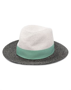 Шляпа федора в стиле колор блок Emporio armani