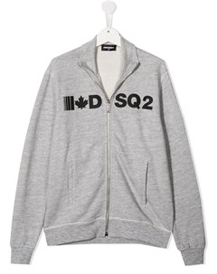 Толстовка на молнии с логотипом Dsquared2 kids