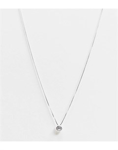 Ожерелье из стерлингового серебра с подвеской из прозрачного камня Kingsley ryan
