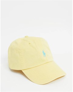Желтая кепка с логотипом Polo ralph lauren