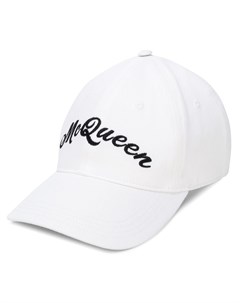 Бейсбольная кепка с вышитым логотипом Alexander mcqueen