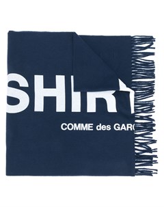 Шарф с вышитым логотипом Comme des garçons shirt