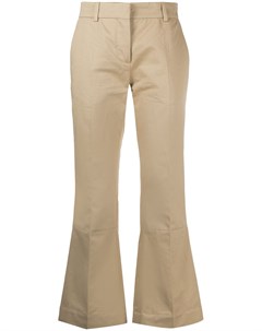 Укороченные брюки со вставками Marni