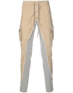 Спортивные брюки с твиловыми вставками Greg lauren