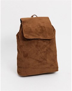 Вельветовый рюкзак табачного цвета Svnx