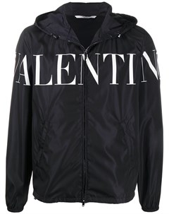 Куртка с капюшоном и логотипом Valentino