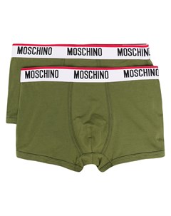 Комплект боксеров с логотипом Moschino
