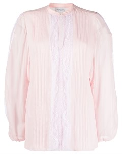 Плиссированная блузка с кружевом Giambattista valli