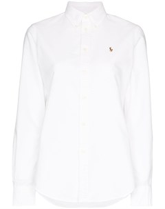 Оксфордская рубашка с вышитым логотипом Polo ralph lauren